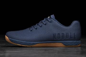 Navy Nobull Gum Men's Trainers | CA Y1526X